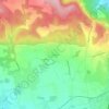 Mappa topografica Couteron, altitudine, rilievo