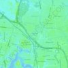 Mappa topografica Cottage Road Park, altitudine, rilievo