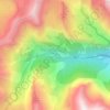 Mappa topografica Le Serre, altitudine, rilievo