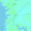 Mappa topografica Port Haywood, altitudine, rilievo