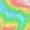 Mappa topografica Partenen, altitudine, rilievo