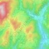 Mappa topografica Ebigen, altitudine, rilievo
