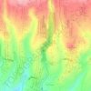 Mappa topografica Air Terjun Tukad Cepung, altitudine, rilievo