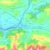 Mappa topografica El Quintanal, altitudine, rilievo