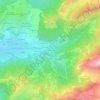Mappa topografica Pont Morgon, altitudine, rilievo