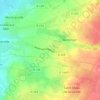 Mappa topografica Village aux Gras, altitudine, rilievo