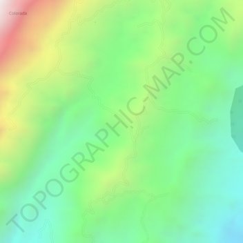 Mappa topografica Giradot, altitudine, rilievo