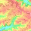 Mappa topografica Assau, altitudine, rilievo