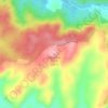 Mappa topografica Cerro Los Fosos, altitudine, rilievo