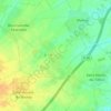 Mappa topografica Les Mares Pulantes, altitudine, rilievo