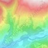 Mappa topografica La Bergerie, altitudine, rilievo