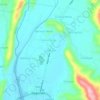 Mappa topografica Lioac Sur, altitudine, rilievo