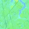 Mappa topografica Riverdale, altitudine, rilievo