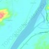 Mappa topografica Aggunetan, altitudine, rilievo
