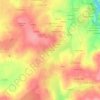 Mappa topografica Saint-Meux, altitudine, rilievo
