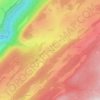 Mappa topografica Les Combes, altitudine, rilievo