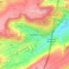 Mappa topografica Weinheim, altitudine, rilievo