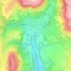 Mappa topografica Lieu dit Maraine, altitudine, rilievo