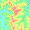 Mappa topografica Serrote, altitudine, rilievo