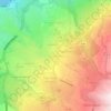 Mappa topografica Fleurimont, altitudine, rilievo