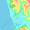 Mappa topografica Malgund, altitudine, rilievo