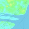 Mappa topografica Foz do Rio Vila Nova, altitudine, rilievo