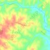 Mappa topografica Oakpark, altitudine, rilievo