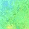 Mappa topografica Beckum, altitudine, rilievo