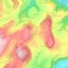 Mappa topografica Les Égarrières, altitudine, rilievo