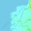 Mappa topografica Taraka, altitudine, rilievo