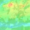 Mappa topografica La République, altitudine, rilievo