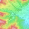 Mappa topografica Pontepietra, altitudine, rilievo