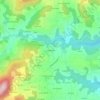 Mappa topografica Chambérieux, altitudine, rilievo