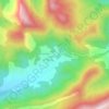 Mappa topografica Les Lamberts, altitudine, rilievo