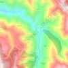 Mappa topografica Laxo, altitudine, rilievo