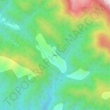 Mappa topografica Fablo, altitudine, rilievo