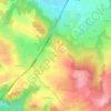 Mappa topografica Achat, altitudine, rilievo
