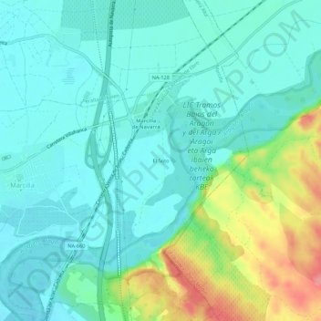 Mappa topografica El Soto, altitudine, rilievo