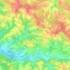 Mappa topografica Baillargué, altitudine, rilievo
