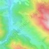 Mappa topografica Villargein, altitudine, rilievo