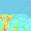 Mappa topografica Waiotahe, altitudine, rilievo