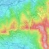Mappa topografica 茅笪, altitudine, rilievo