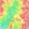 Mappa topografica Le Madelbos, altitudine, rilievo