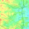 Mappa topografica Dixon Acres, altitudine, rilievo