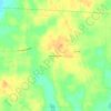 Mappa topografica Mount Vernon, altitudine, rilievo