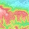 Mappa topografica Mas Nouguier, altitudine, rilievo