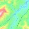 Mappa topografica Rocky Fork, altitudine, rilievo