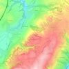 Mappa topografica Marquisière, altitudine, rilievo