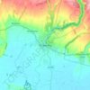 Mappa topografica Pickering, altitudine, rilievo