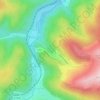 Mappa topografica Journée, altitudine, rilievo